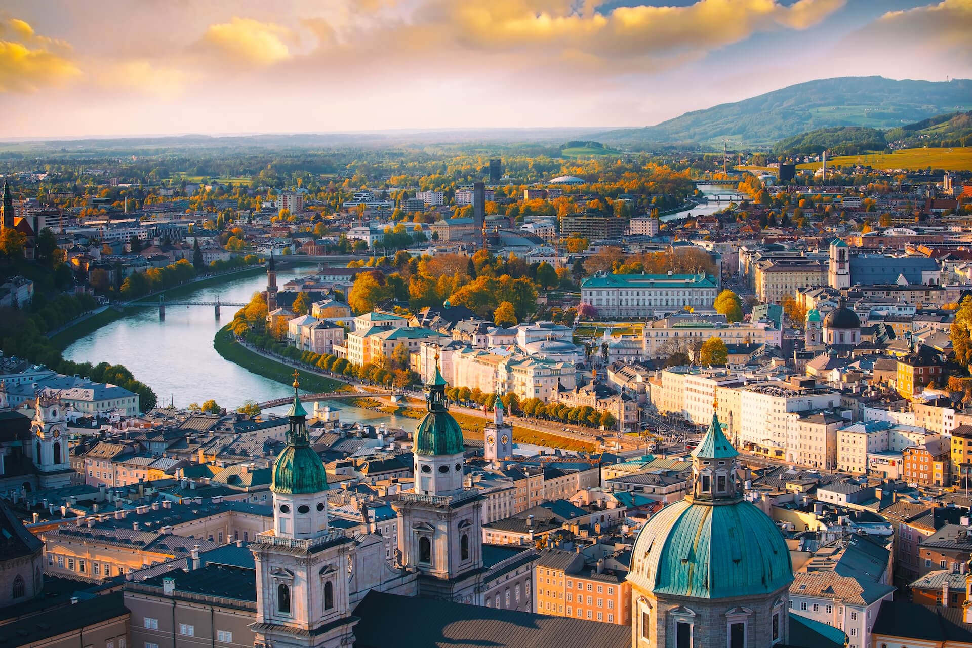 Wien von oben fotografiert